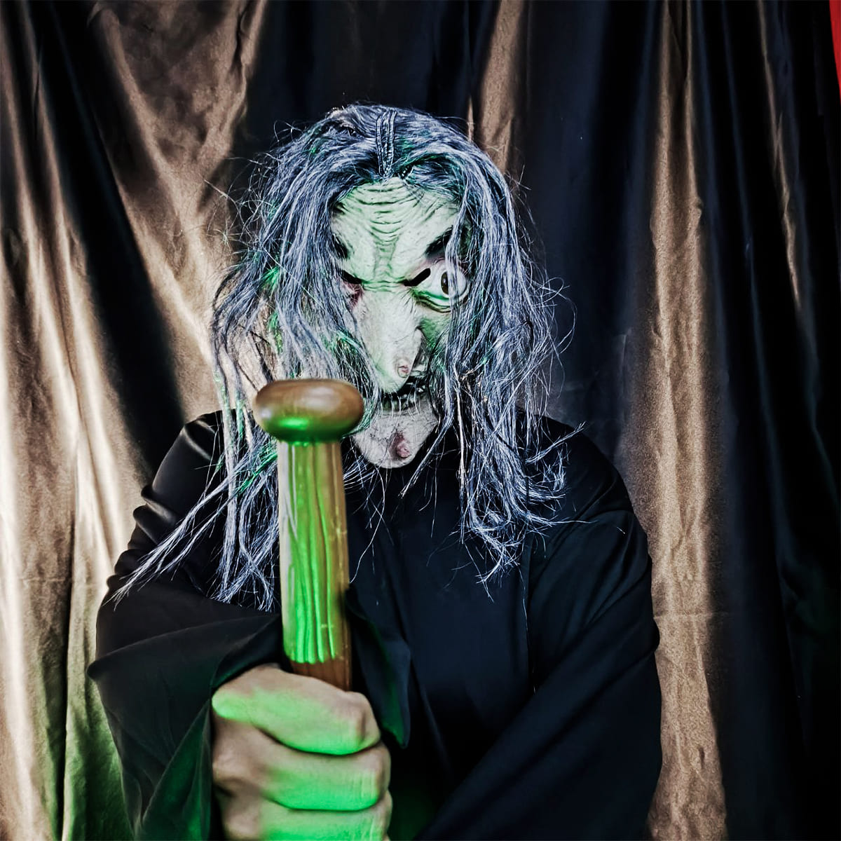 Miniatura 4 de Máscara Bruja Látex AT287-B